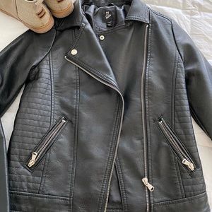 Moto Jacket -faux leather
